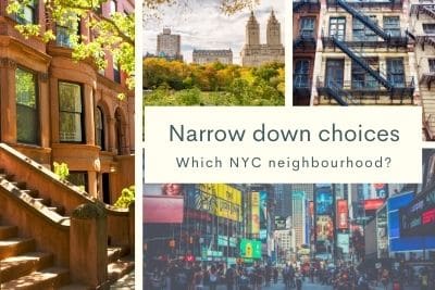 Narrow down choices. Which NYC neighborhood?
