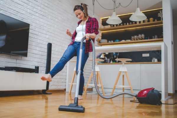 woman getting things done