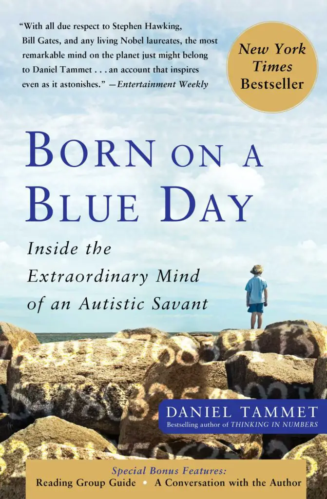 cover of 'Born on a Blue Day' book