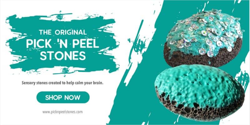 pick and peel stone fidget